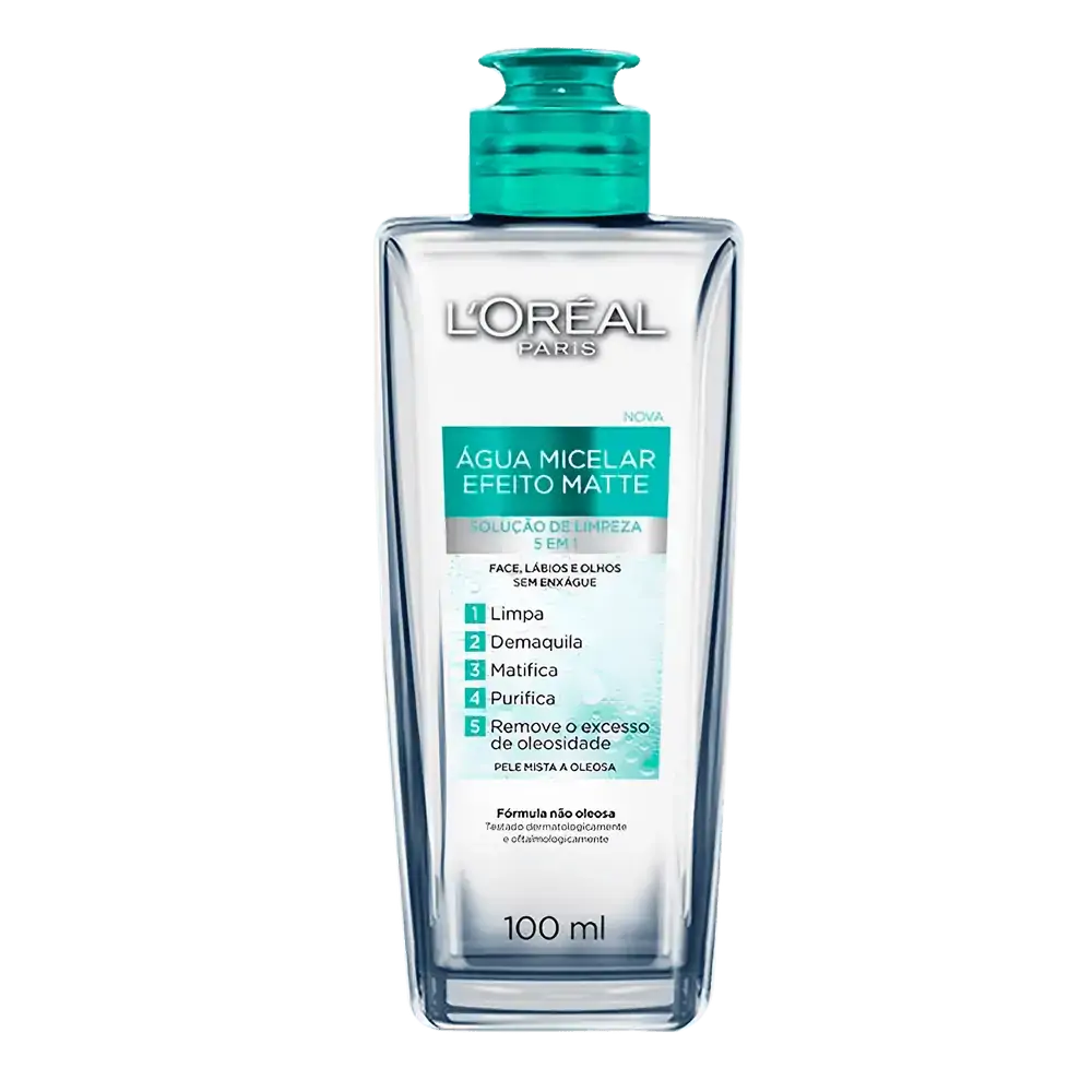 água Micelar Efeito Matte Loréal Paris Frasco 100ml