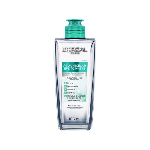 água Micelar Efeito Matte Loréal Paris Frasco 100ml