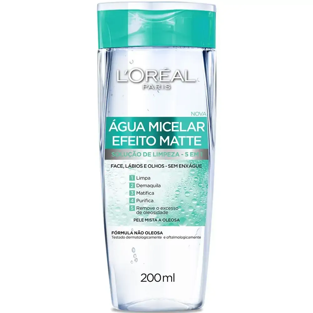 Agua Micelar 200ml Efeito Matte Loreal