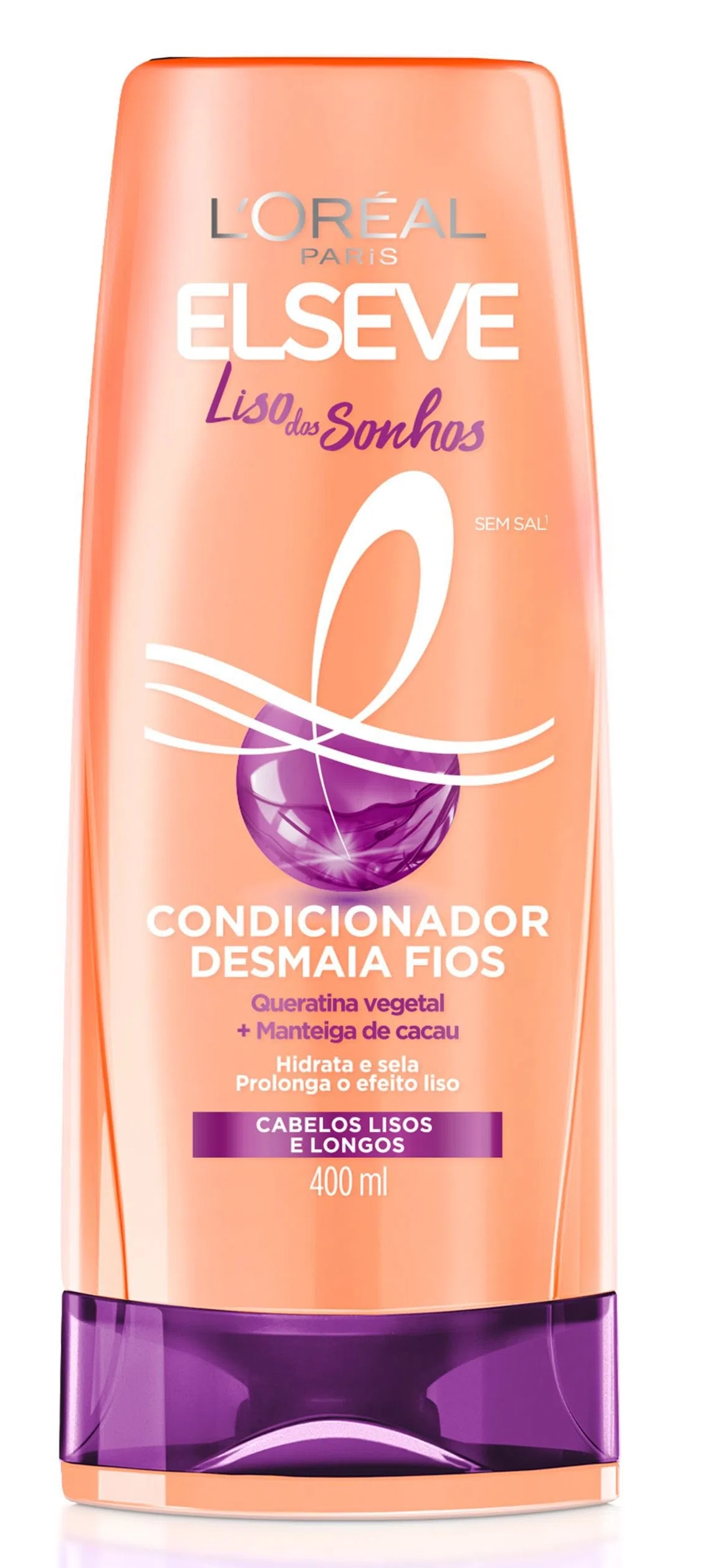Condicionador Loréal Paris Elseve Liso Dos Sonhos Frasco 400ml
