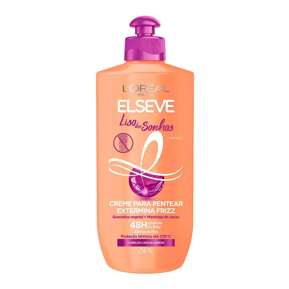 Creme para Pentear L'oréal Paris Elseve Liso dos Sonhos Frasco 250ml