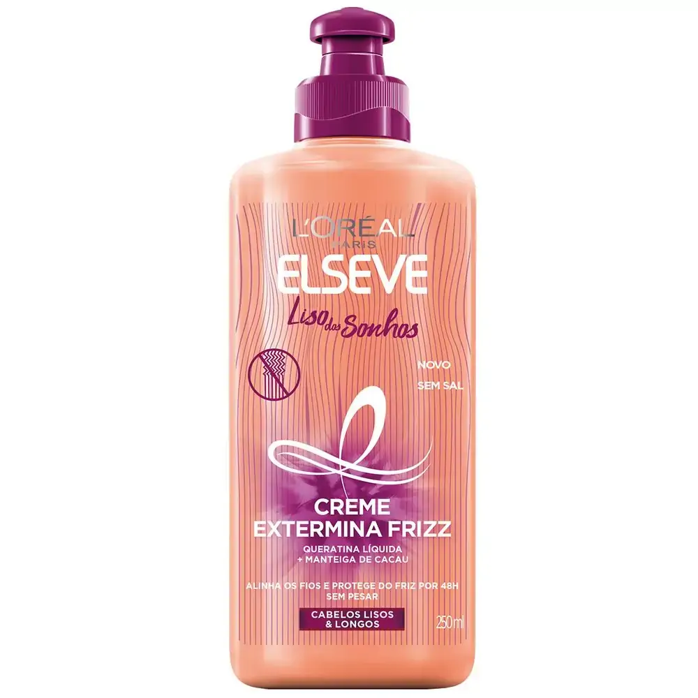 Cr Pent Elseve Liso Dos Sonhos 250ml Cx12