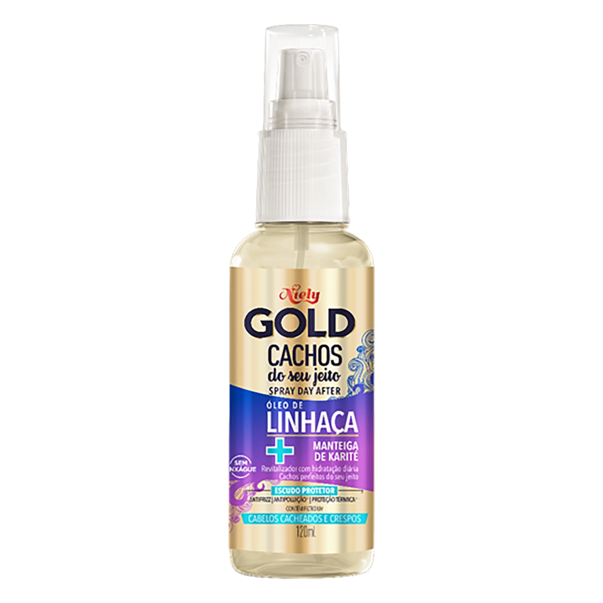 Spray Day After Niely Gold Cachos Do Seu Jeito Frasco 120ml