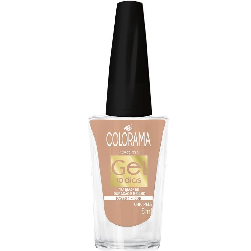 Esmalte Colorama Efeito Gel Chic Pele 8ml