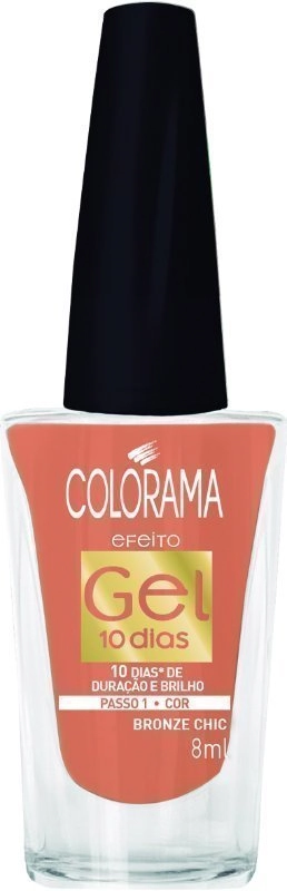 Esmalte Colorama Efeito Gel Chic Bronze 8ml