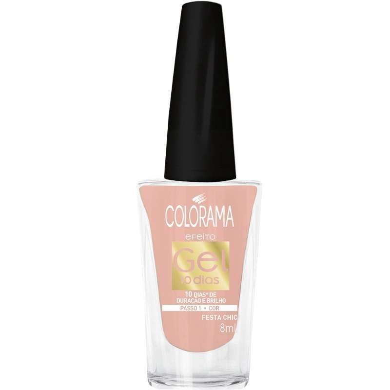 Esmalte Colorama Efeito Gel Festa Chic 8ml