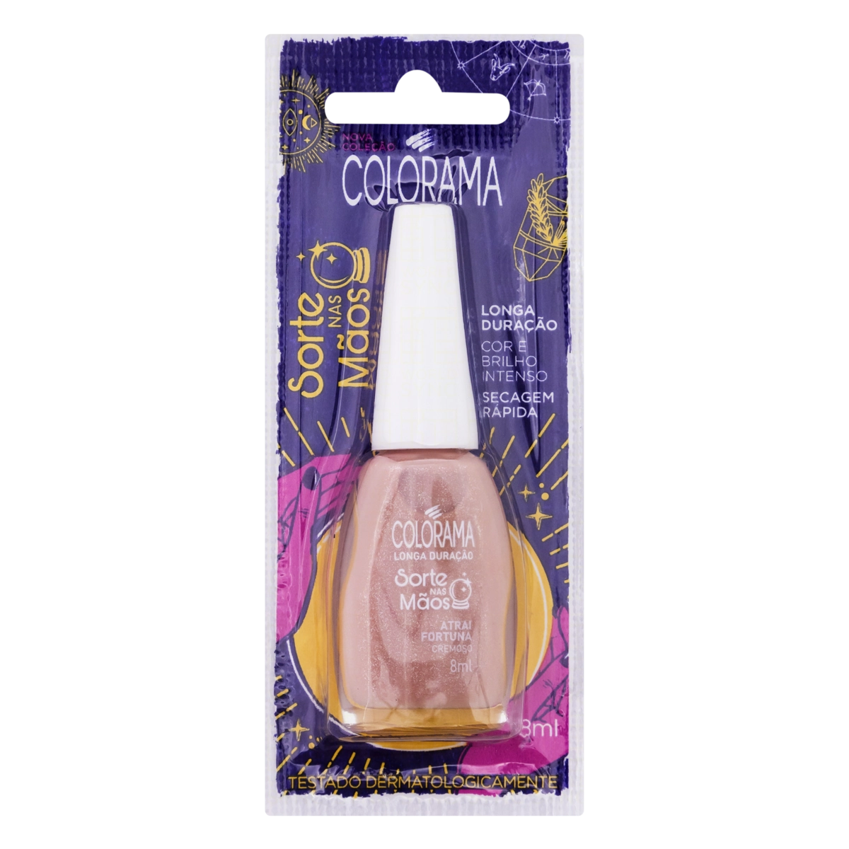 Esmalte Cremoso Atrai Fortuna Colorama Sorte Nas Mãos 8ml