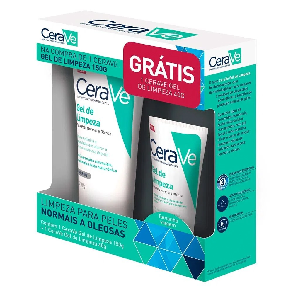 Kit Gel De Limpeza Cerave