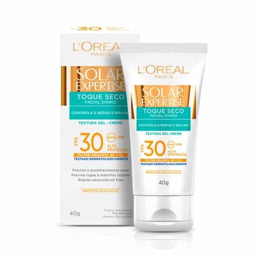 Protetor Solar Facial Toque Seco Fps 30 Loréal Paris Solar Expertise Caixa 40g