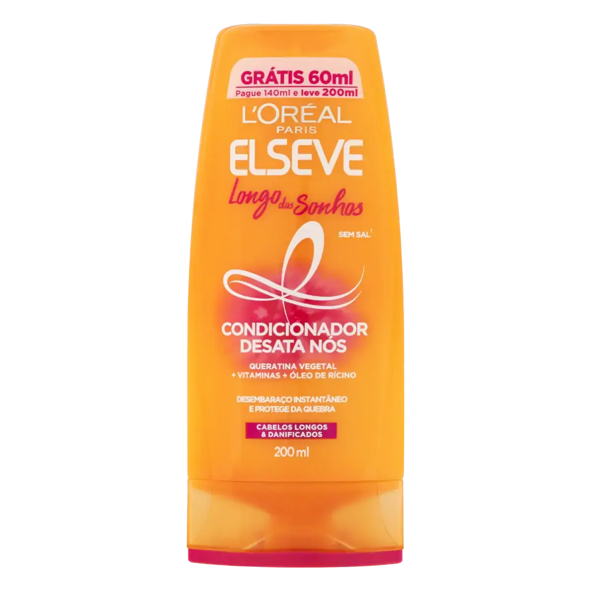 Condicionador Loréal Paris Elseve Longo Dos Sonhos Frasco Leve 200ml Pague 140ml