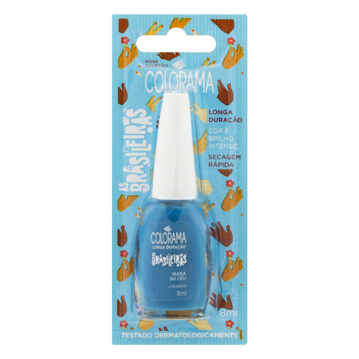 Esmalte Cremoso Mana Do Céu Colorama As Brasileiras Blister 8ml