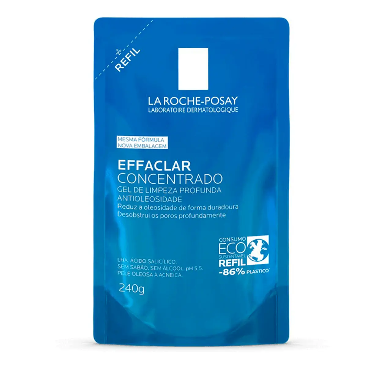 La Roche-Posay Refil Gel De Limpeza Effaclar Concentrado 240g