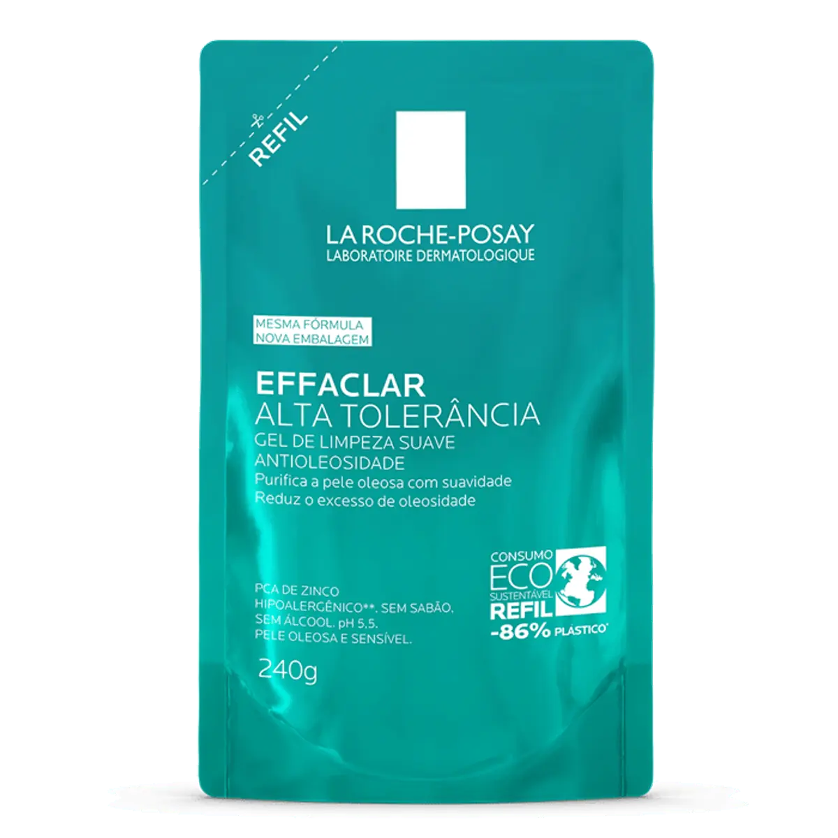Refil Gel de Limpeza Facial Effaclar Alta Tolerância com 240 g