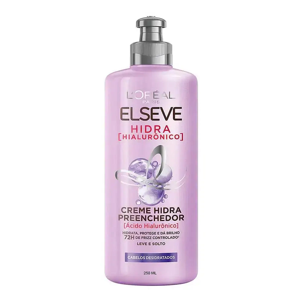 Creme Loréal Paris Elseve Hidra Hialurônico Frasco 250ml