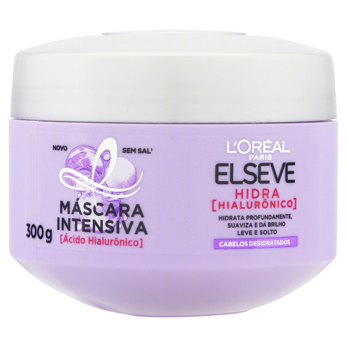 Máscara Intensiva Loréal Paris Elseve Hidra Hialurônico Pote 300g