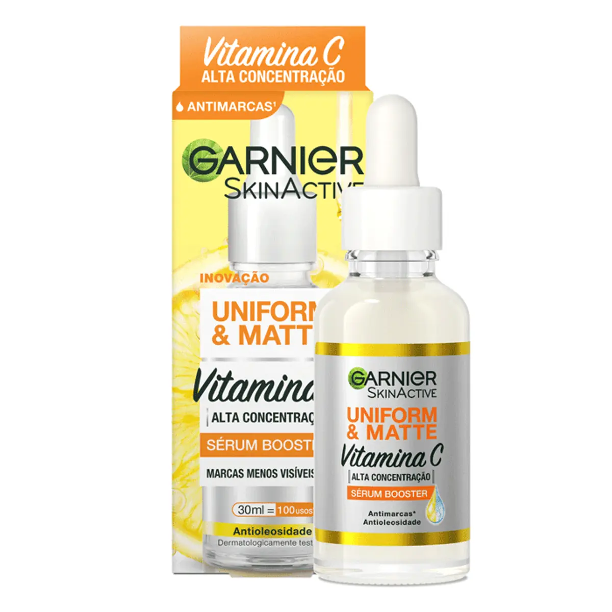 Sérum Facial Garnier Uniforme & Matte Vitamina C 30ml