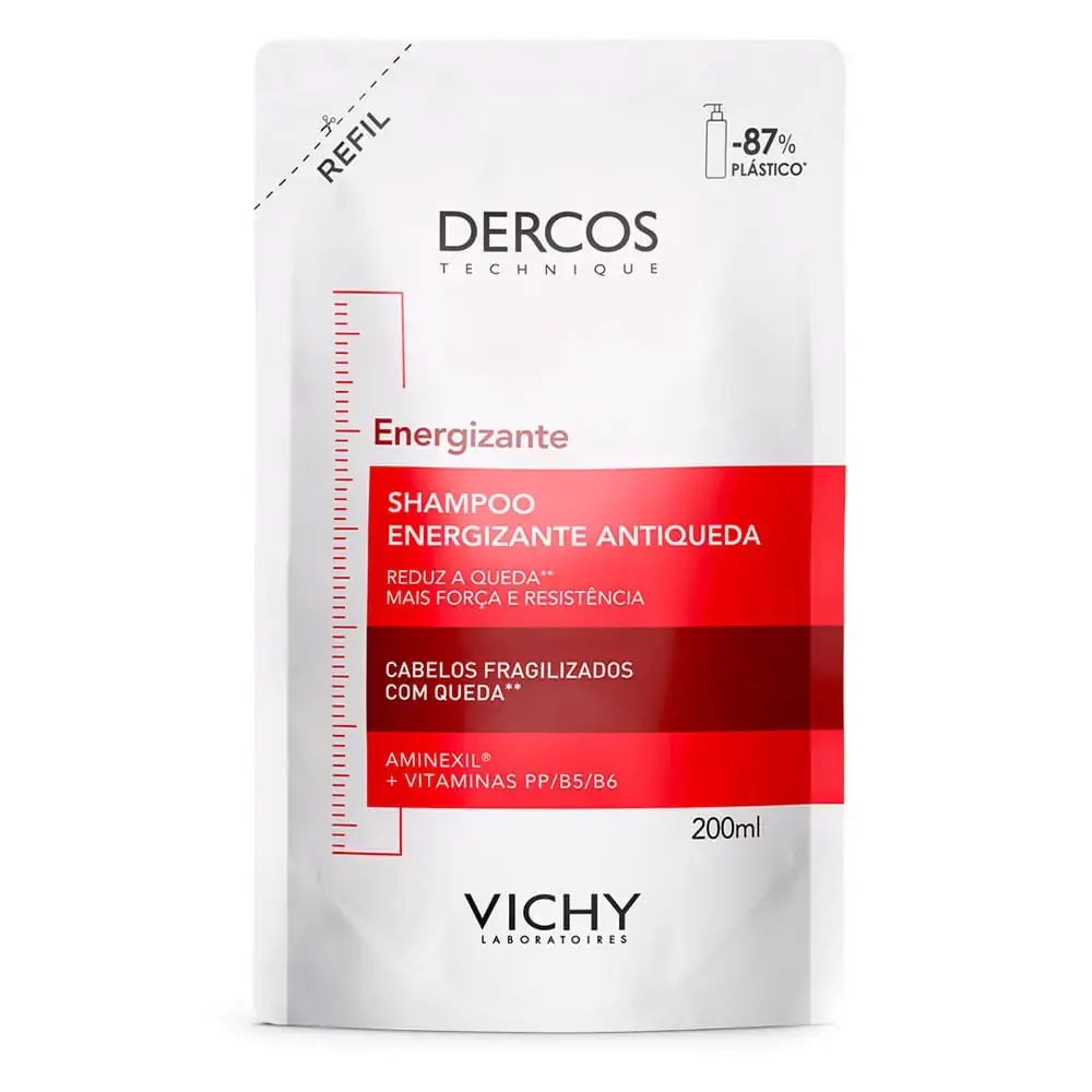 Refil Shampoo Vichy Dercos Energizante Com 200ml