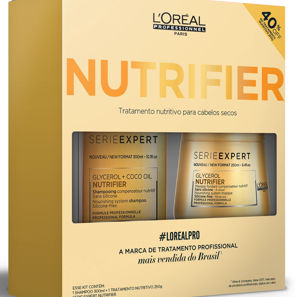 Prom Loreal Profissional Serie Expert Nutrifier Sh Masc 300ml 250g