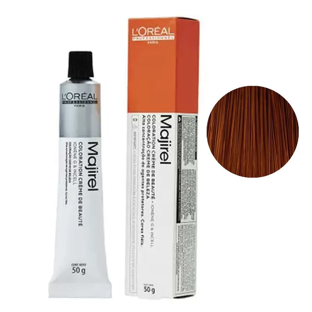 Tint Majirel Kit N. 7.4 Lro Acobr Ox Mini 20 Vol