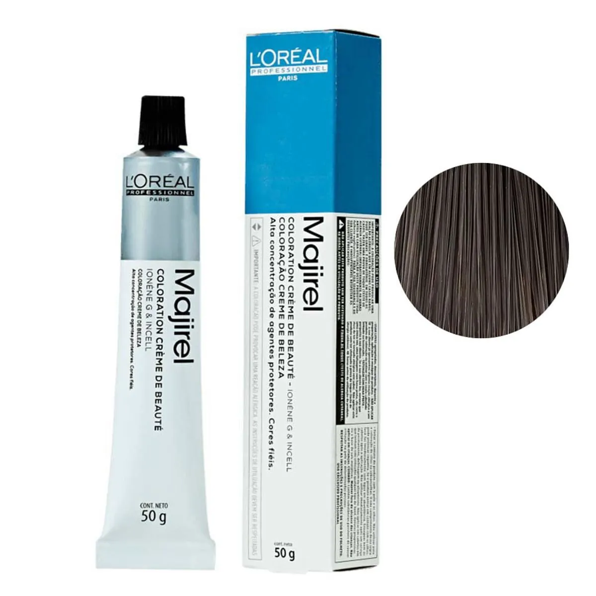 Kit Tinta Majirel Mini Ox 20vol 7.1