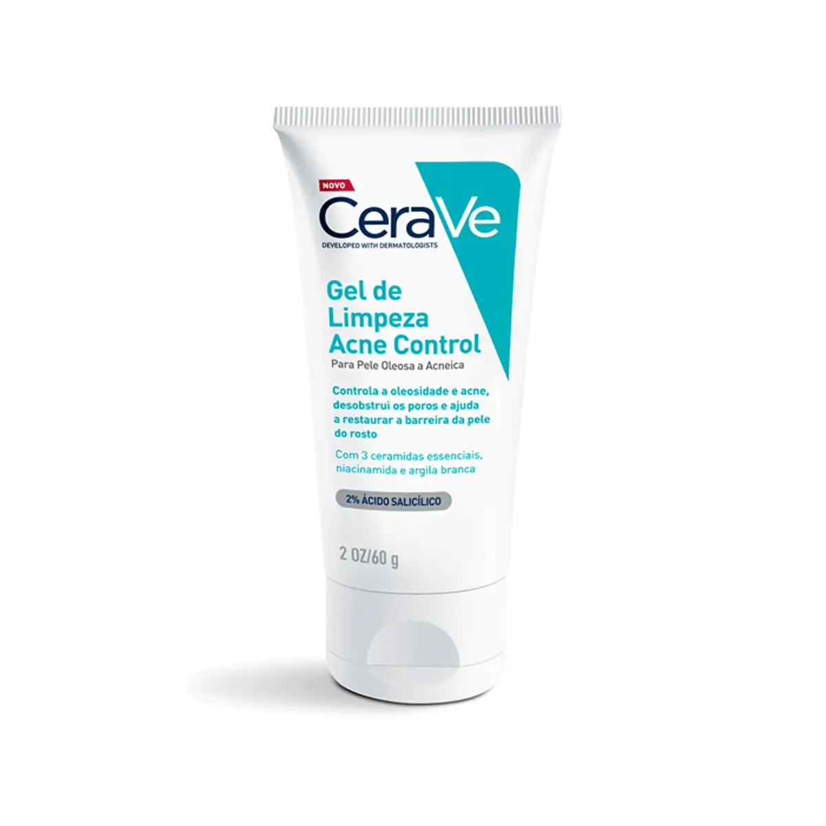 Cerave, Gel De Limpeza Acne Control Com Niacinamida E ácido Salicílico, 60g