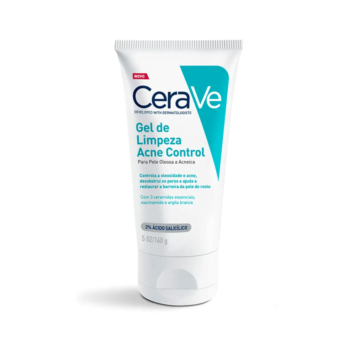 Cerave, Gel De Limpeza Acne Control Com Niacinamida E ácido Salicílico, 140g