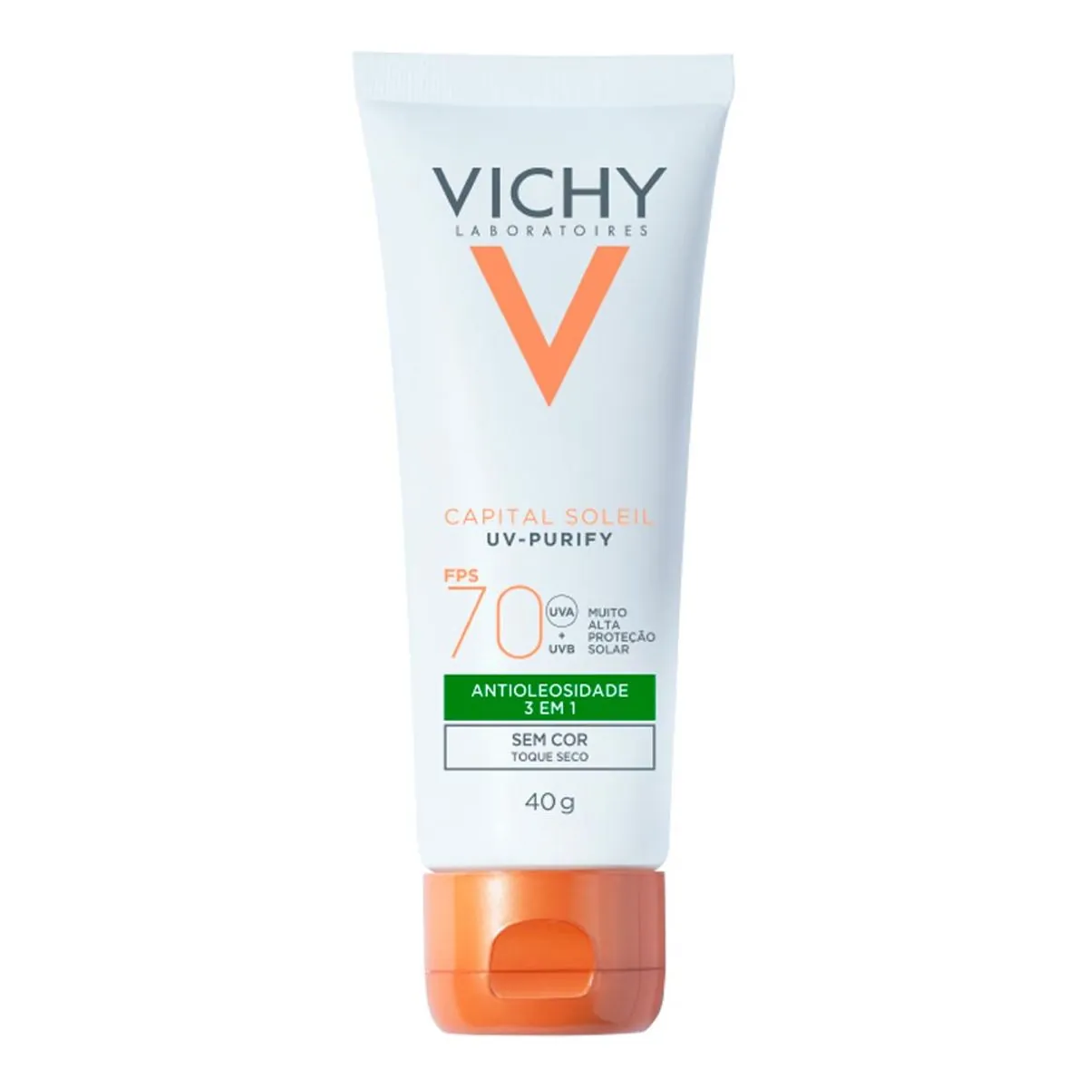 Protetor Solar Purify 3 em 1 FPS70 Vichy Com 40g