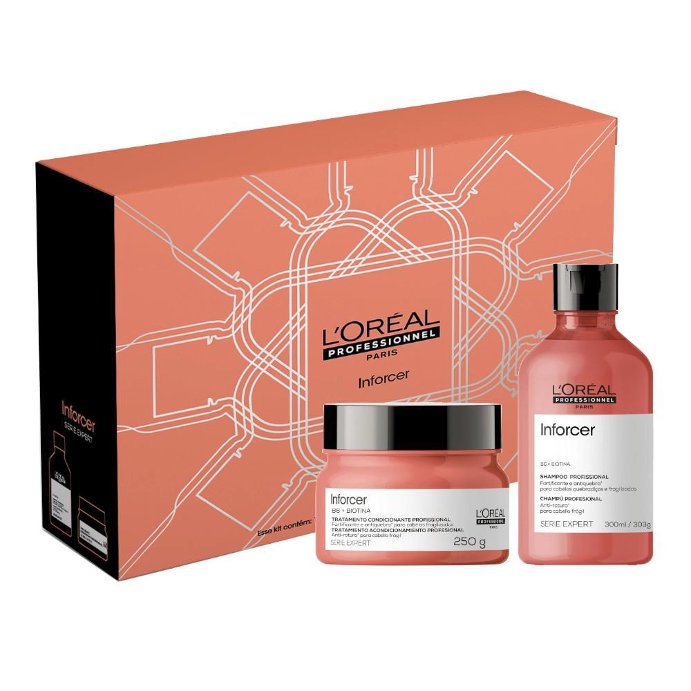 Loreal Serie Exp Inforcer Sh 300ml Masc 250g Novo