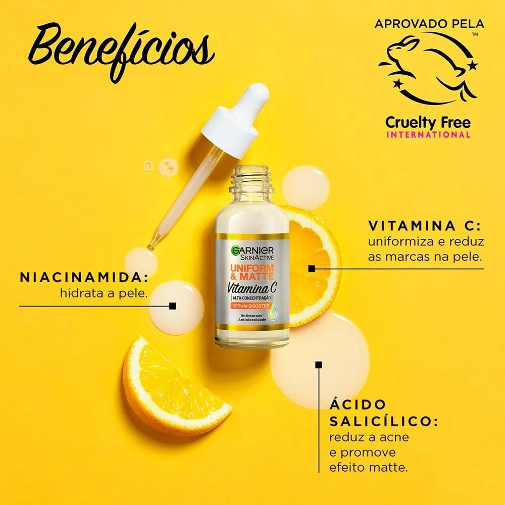 Serum Facial 15ml Antimarcas Uniform E Matte Garnier