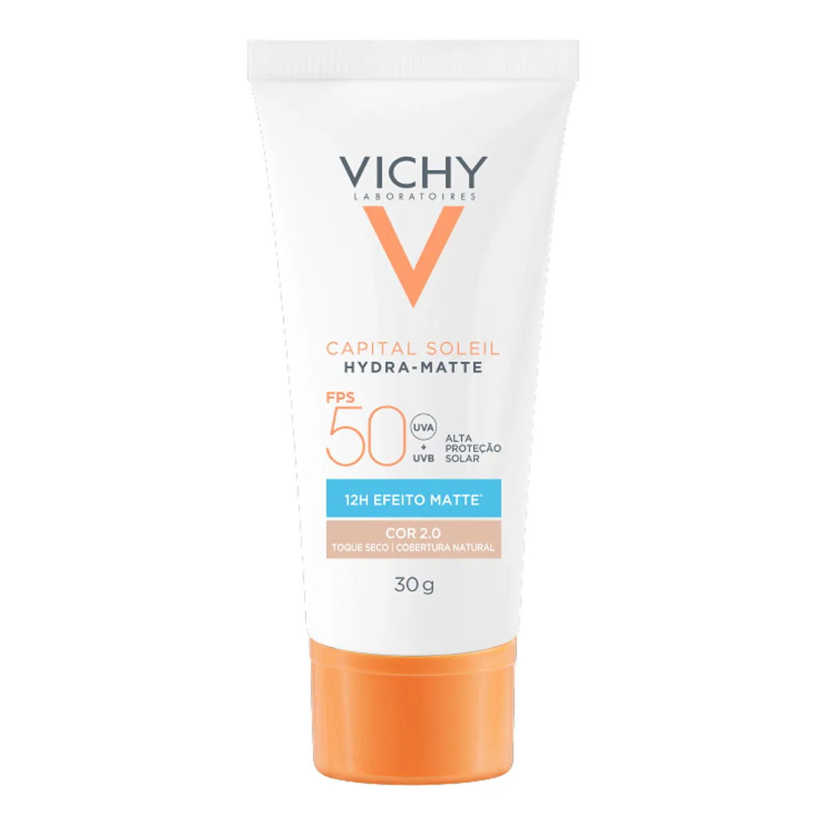 Protetor Solar Facial Hydra-Matte FPS 50 Cor 2.0 Vichy Com 30g