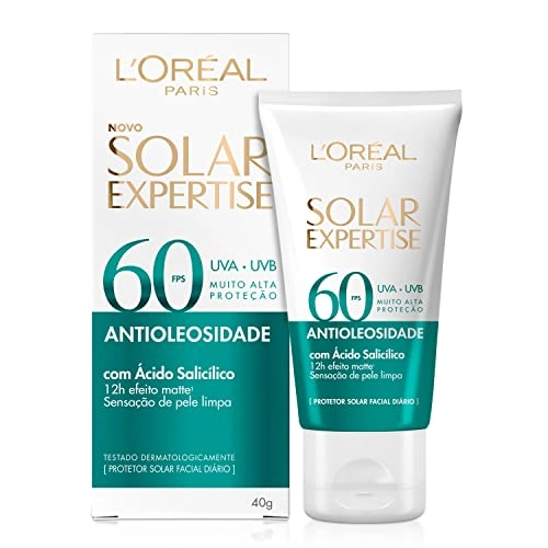 Loreal Paris Prot Solar Exp Facial Fps 60 40g Antioleosidade