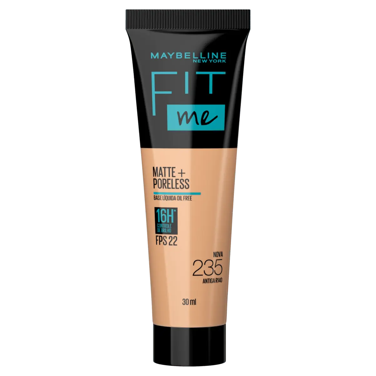 Base Líquida Matte Poreless Fps 22 235 Maybelline Fit Me 45g