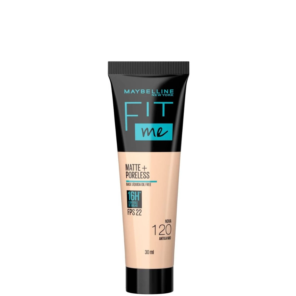 Base Líquida Matte Poreless Fps 22 120 Maybelline Fit Me 45g
