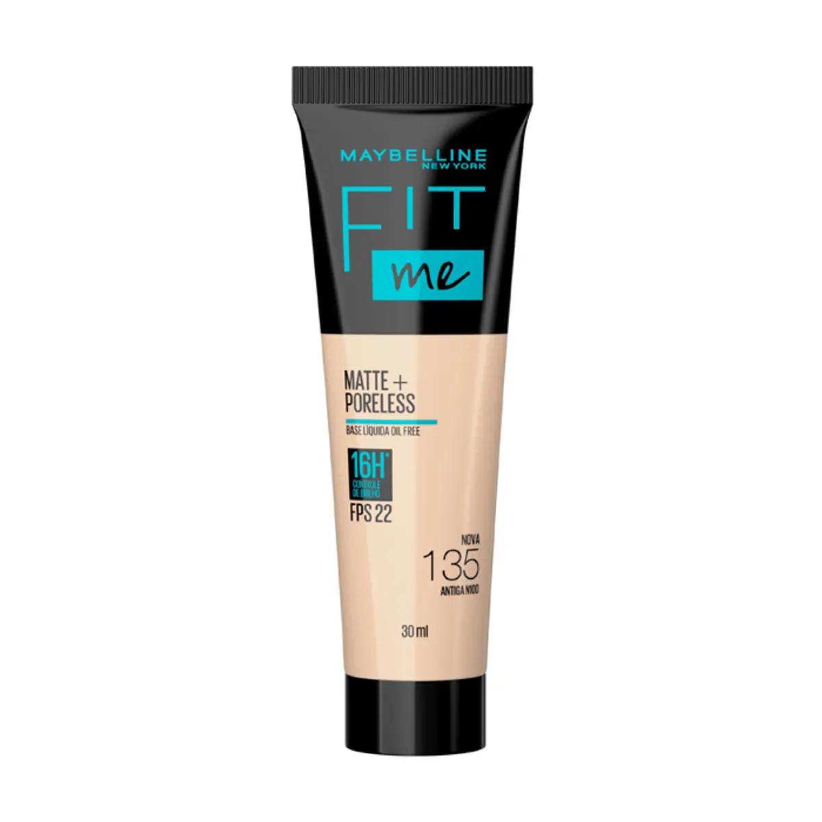 Base Líquida Matte Poreless Fps 22 135 Maybelline Fit Me 45g