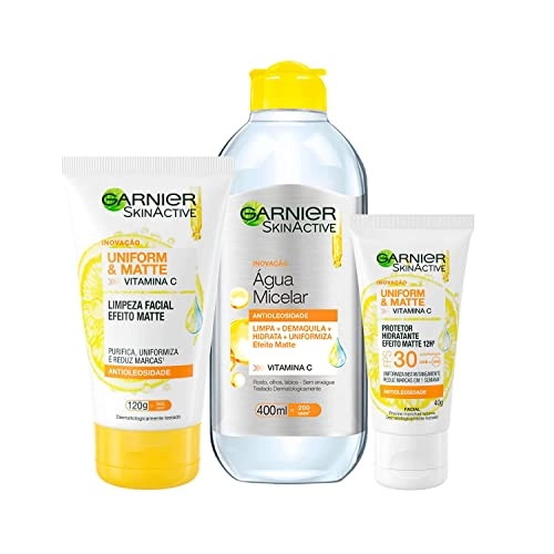Kit Uniform E Matte Vitamina C Garnier