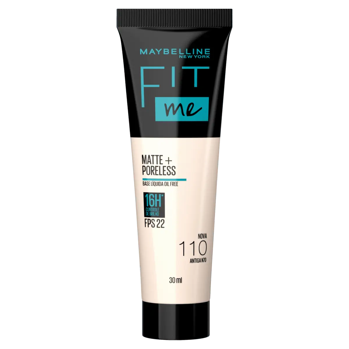 Base Líquida Matte Poreless Fps 22 110 Maybelline Fit Me 45g