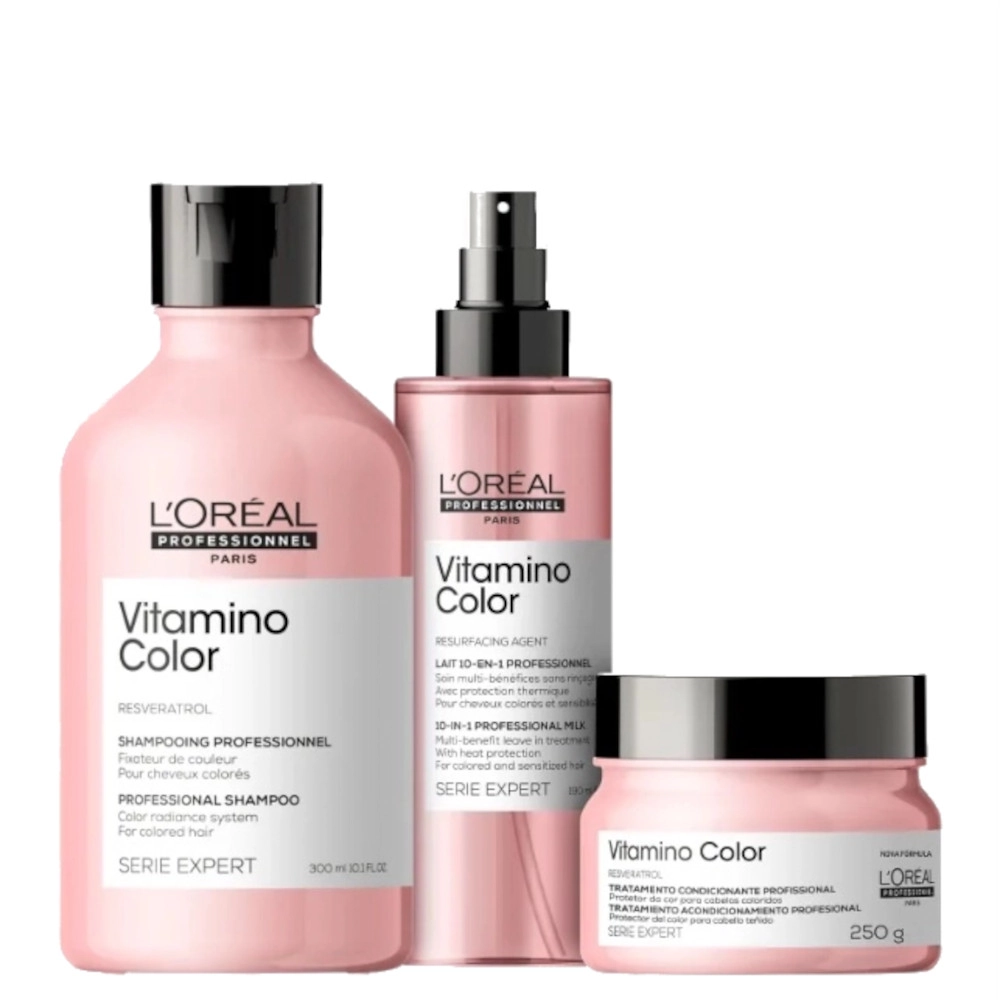 Loreal Serie Exp Vitamino Color Resveratrol Sh 300ml Masc 250g Oleo