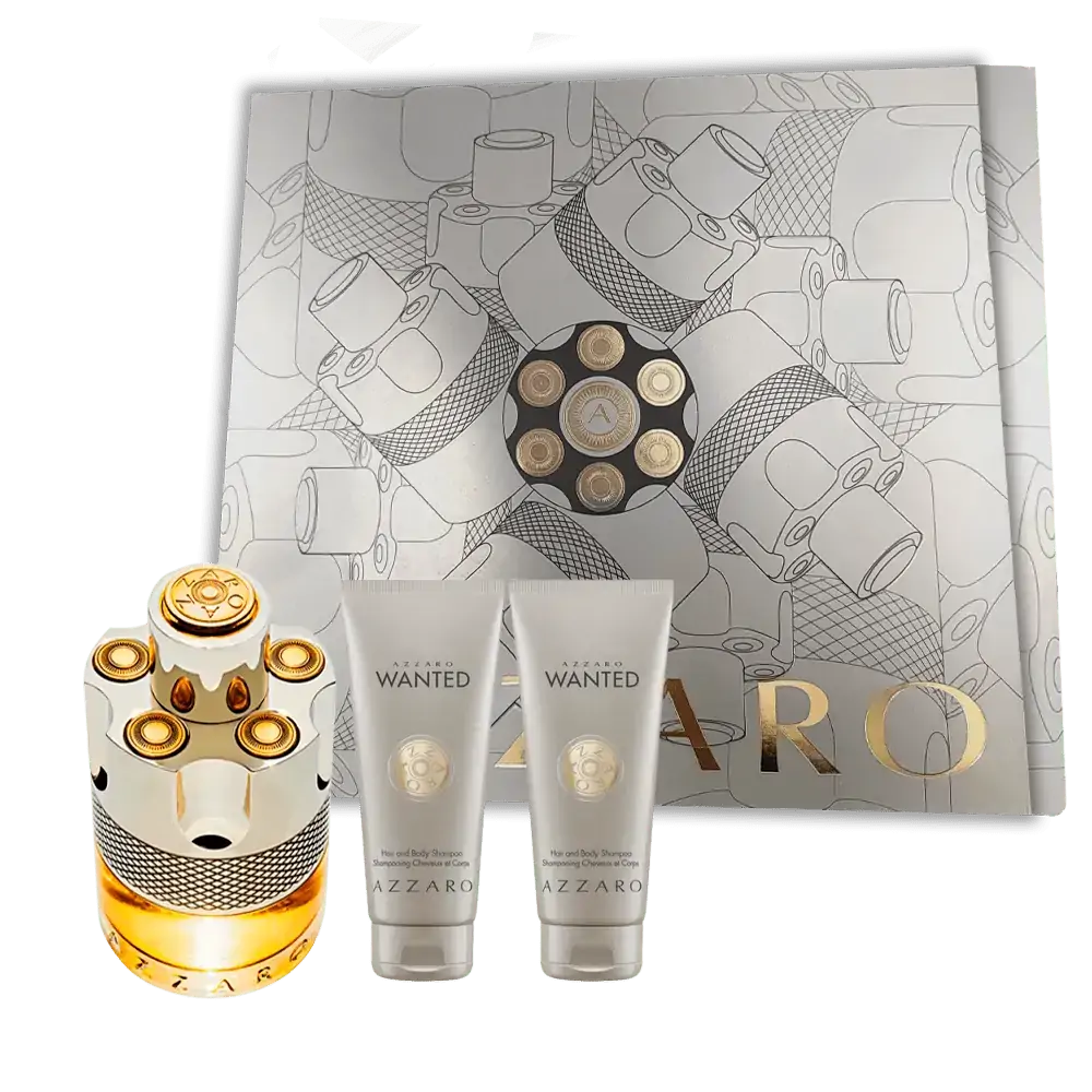 Perfume Azzaro Wanted Kit Eau de Toilette 100ml + 2 Shampooing 50ml
