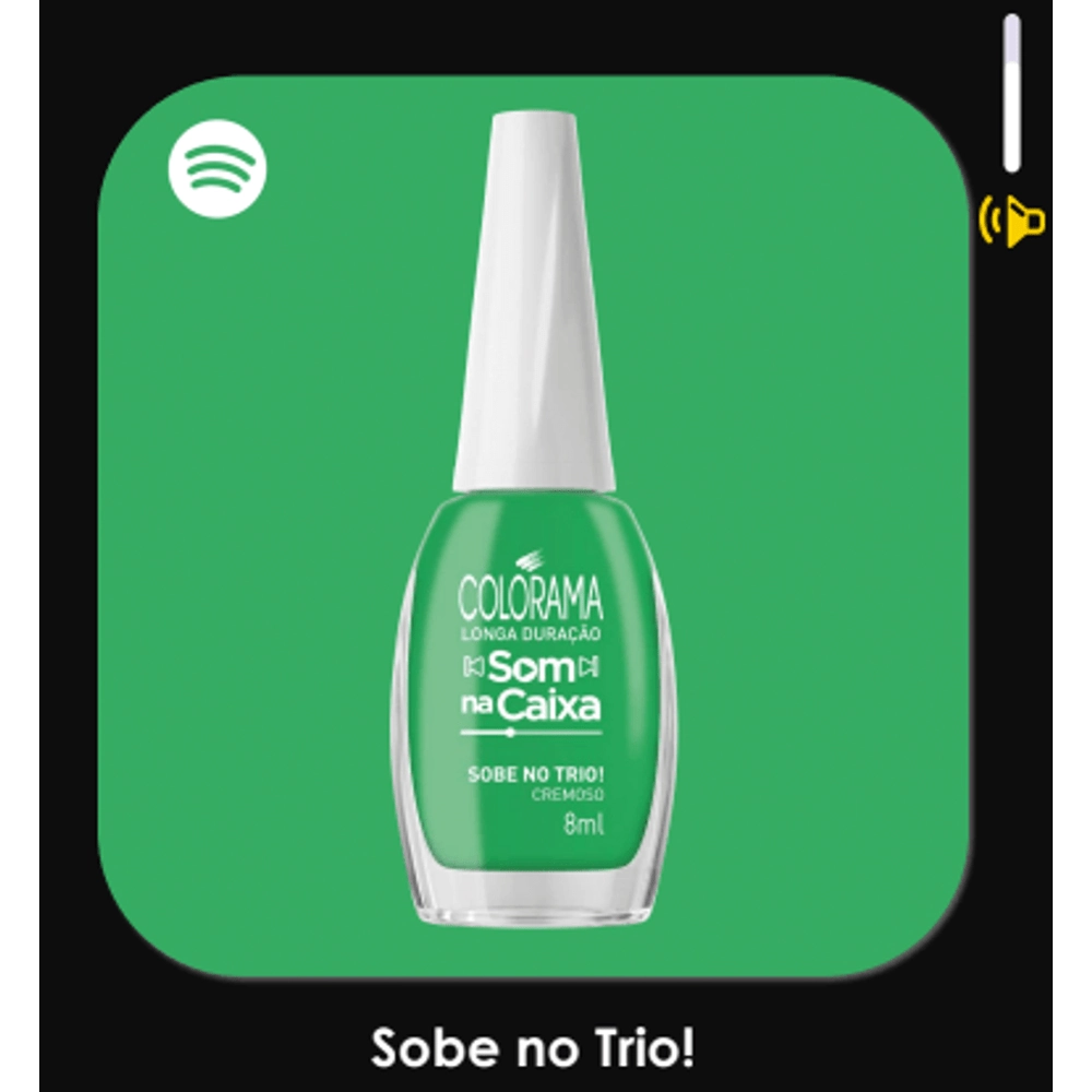 Esmalte Som Na Caixa 8ml Sobe No Trio Colorama