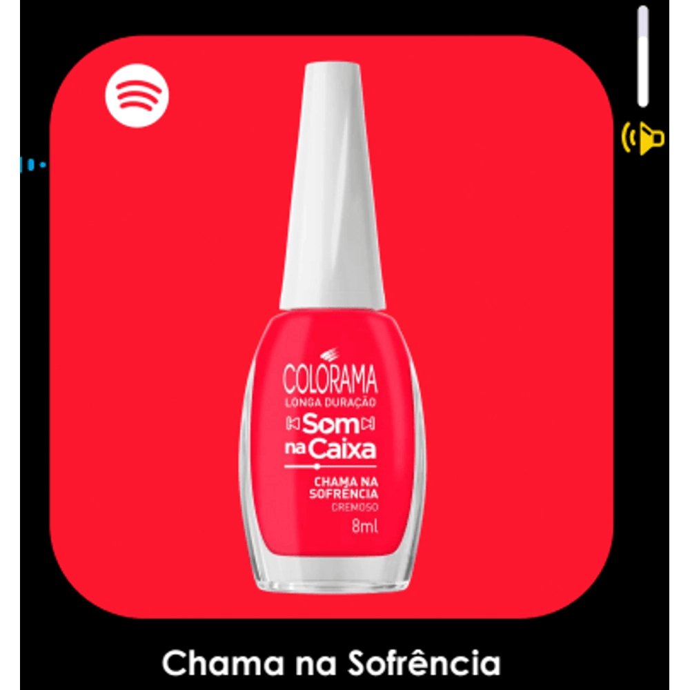 Esmalte Som Na Caixa 8ml Chama Na Sofrencia Colorama