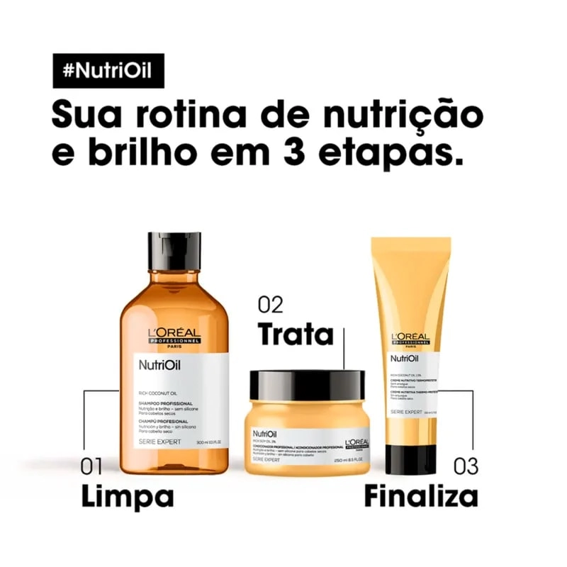 Shampoo 300ml Nutri Oil Loreal Profissional