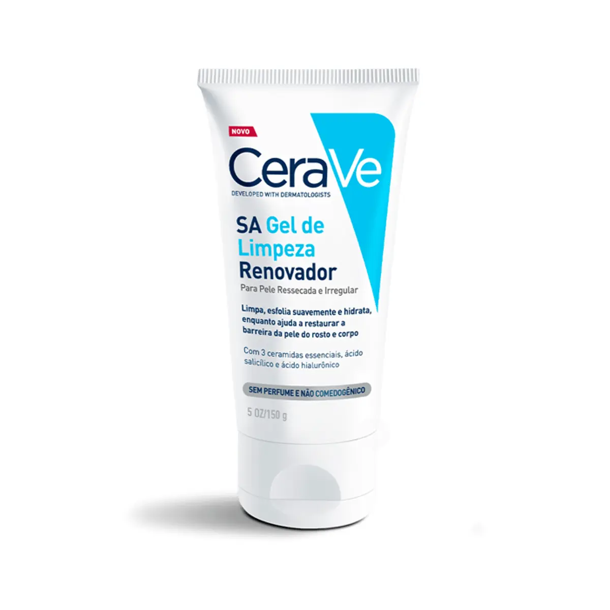 Cerave, Sa Gel De Limpeza Renovador, Com ácido Salicílico, ácido Hialurônico E Efeito Esfoliante 150