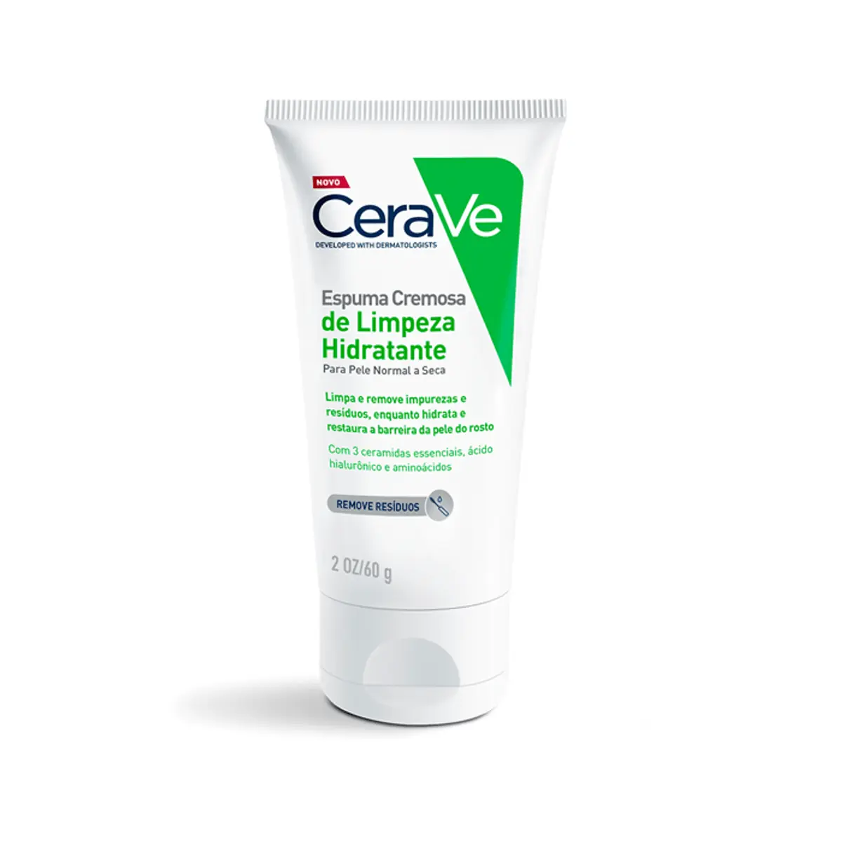Espuma Cremosa De Limpeza Hidratante Sem Perfume Cerave 60g