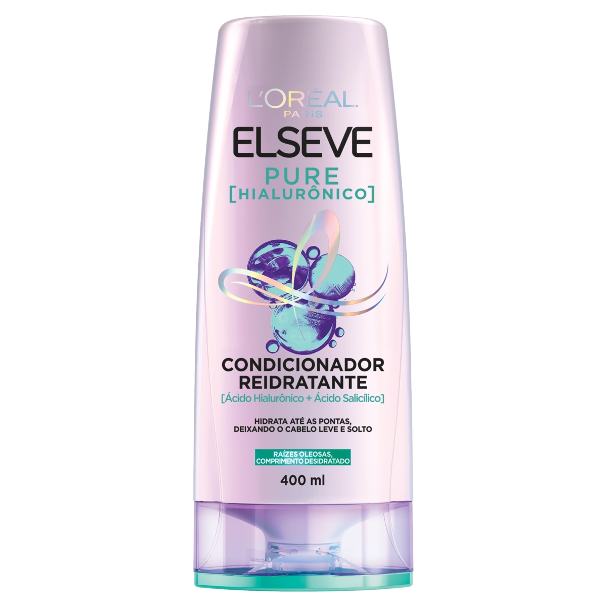 Condicionador Loréal Paris Elseve Pure Hialurônico Frasco 400ml