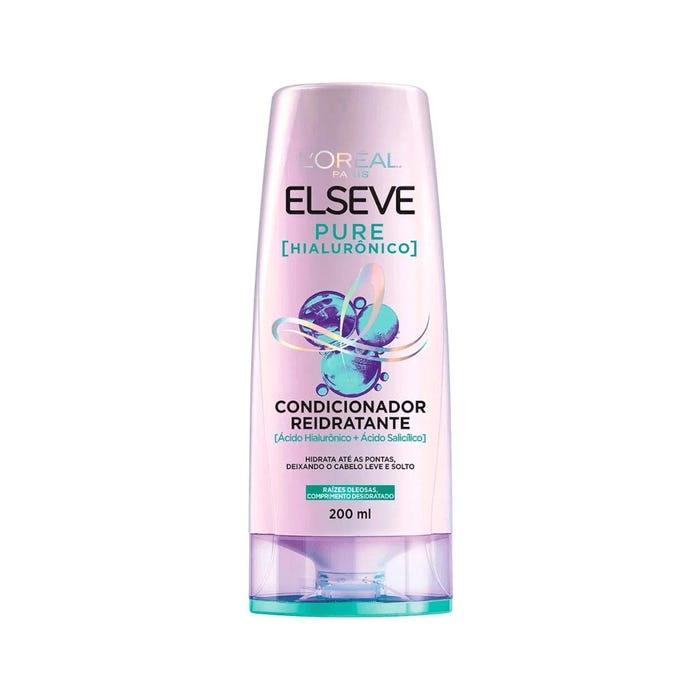 Condicionador Loréal Paris Elseve Pure Hialurônico Frasco 200ml