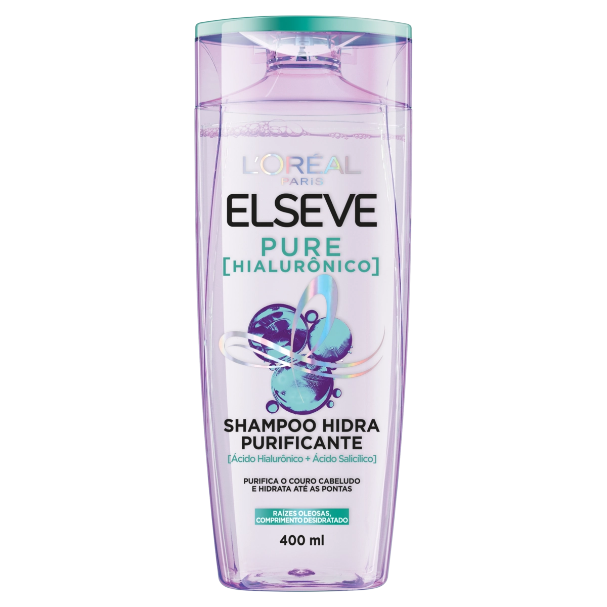 Shampoo Loréal Paris Elseve Pure Hialurônico Frasco 400ml