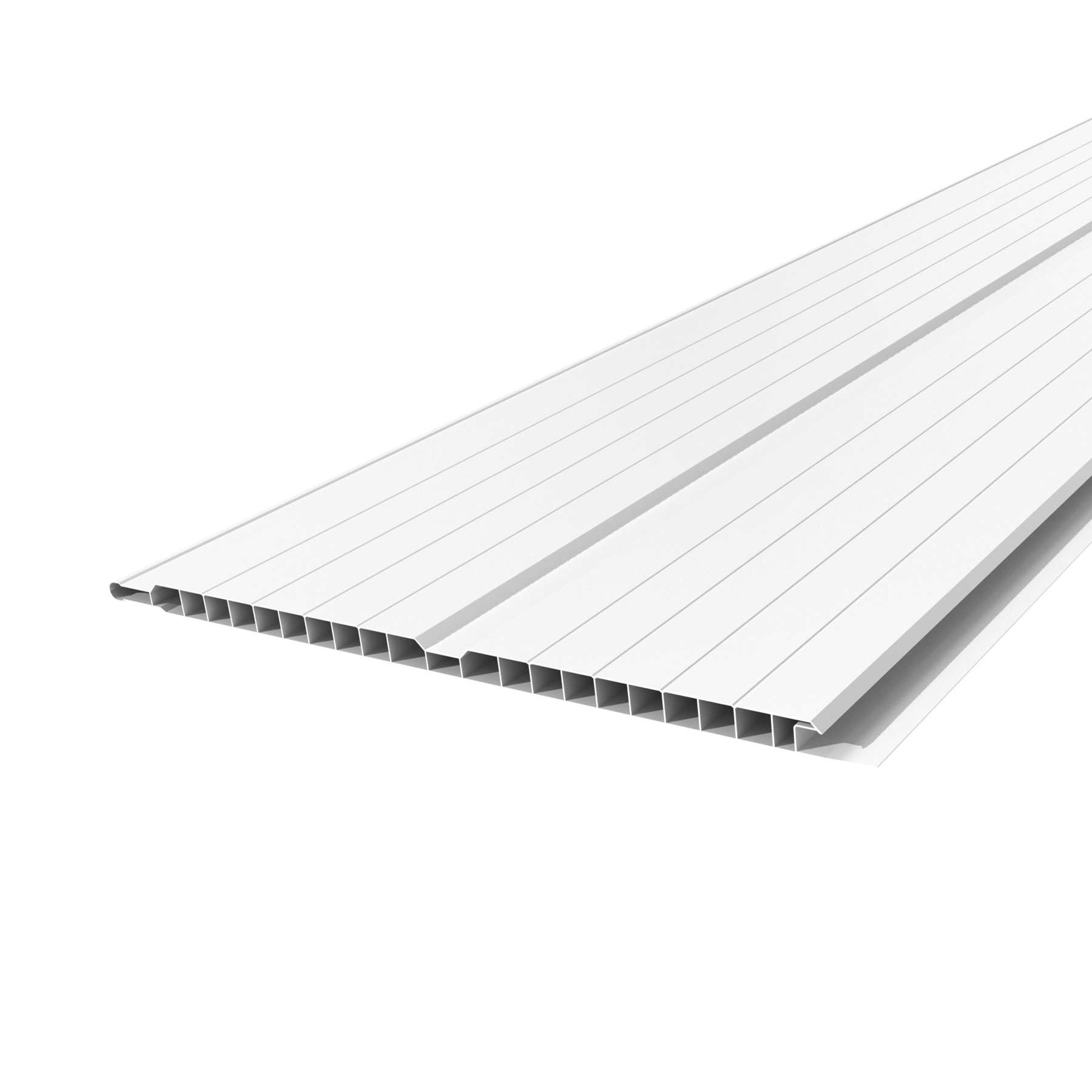 Forro de PVC Branco Neve 4m x 20cm 8mm Frisado Plastilit