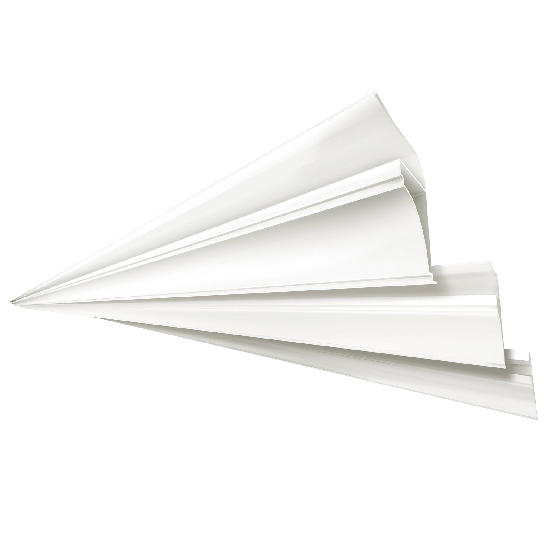 Acabamento em PVC para Teto Branco Neve 6mx30mmx30mm Plastilit