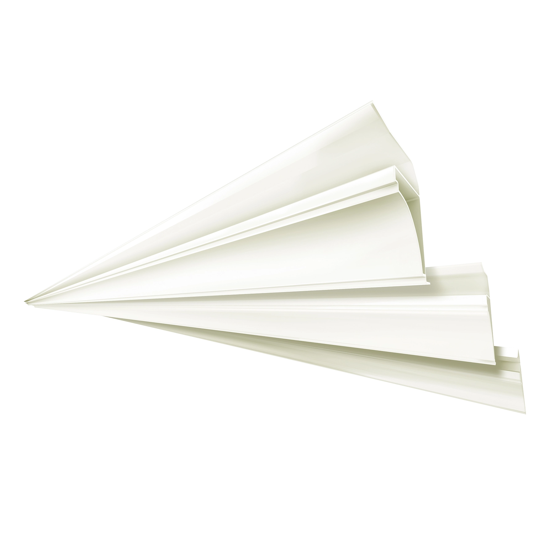 Moldura de Teto Branco 6,00m Plastilit