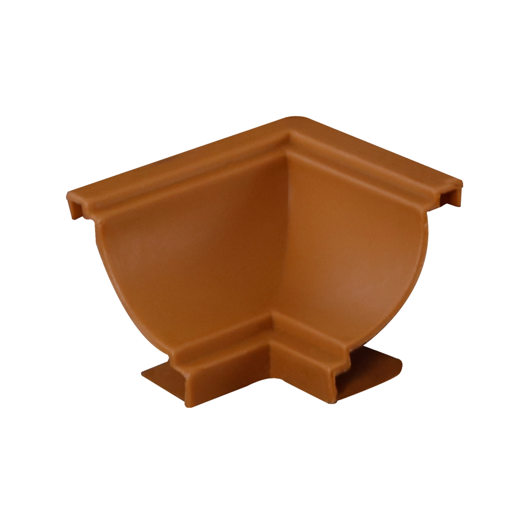 Moldura Canto Interno em PVC Mogno com 4 Unidades Plastilit